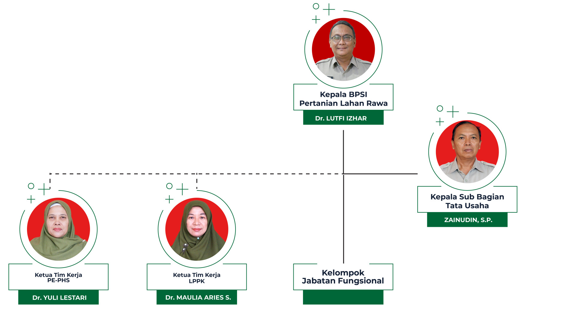 BSIP Lahan Rawa - Struktur Organisasi